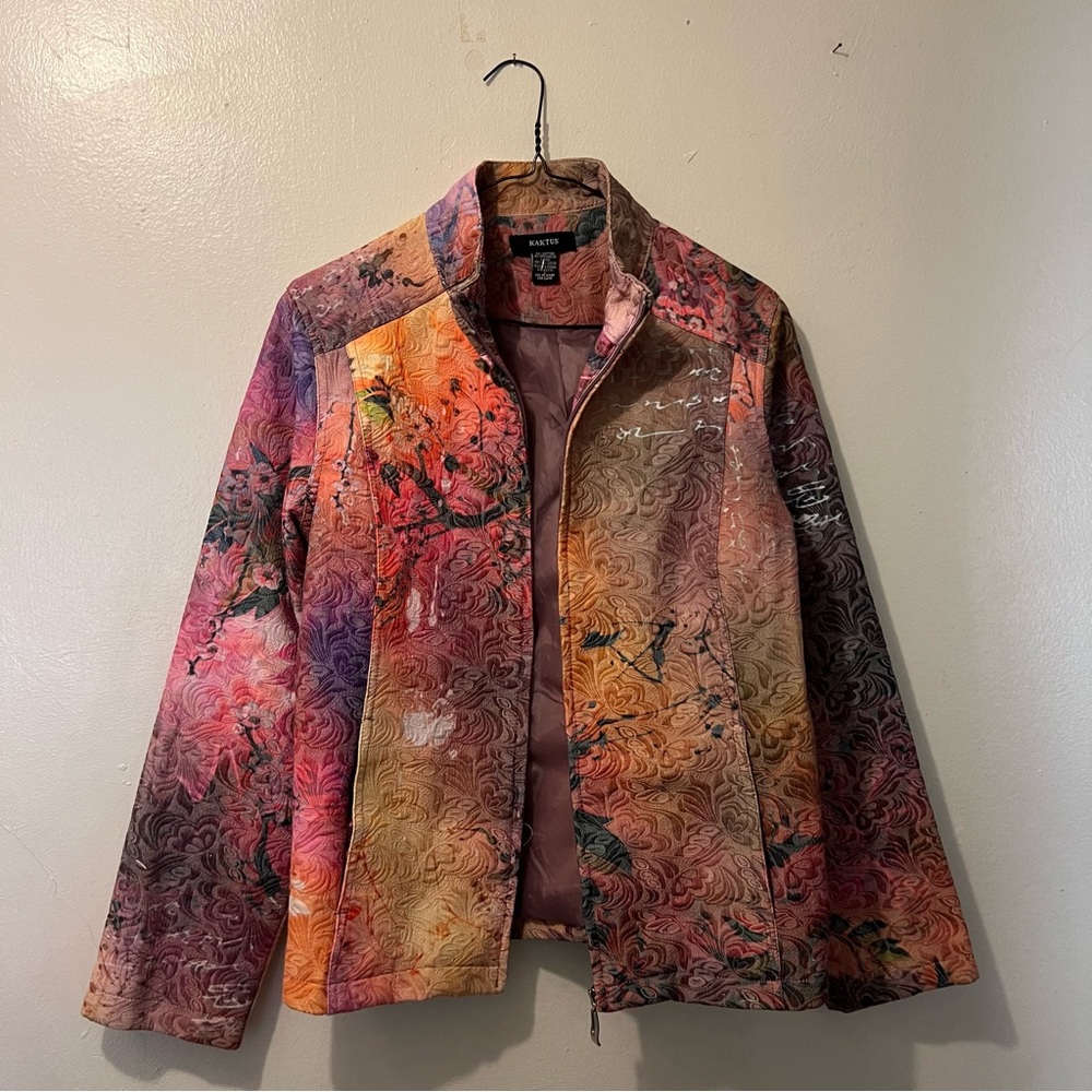 Women's Paint Splash Color “Jean” Jacket
